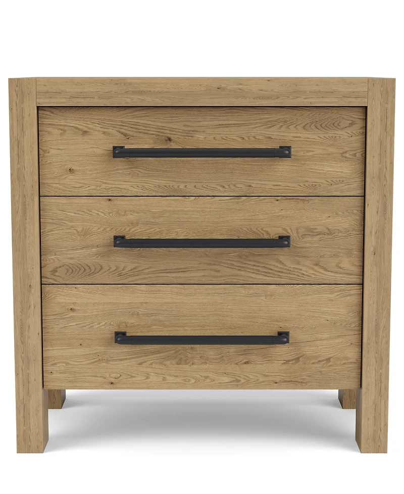 Davie 3-Pc. Queen Storage Bedroom Set (Upholstered Bed