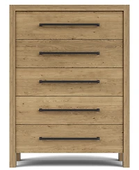 Davie 3-Pc. Queen Storage Bedroom Set (Panel Bed
