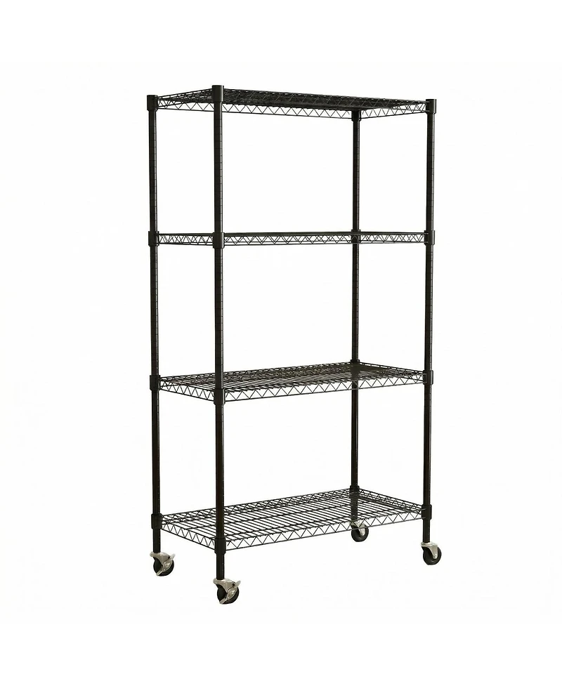 Streamdale Furniture 4 Tier Adjustable Heavy Duty Wire Shelving Unit
