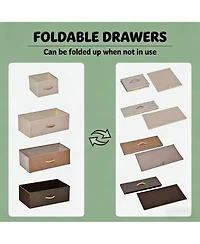 Clihome 5 Drawer Dresser Storage Tower, Organizer Unit for Hallway Entryway Laundry Living Room