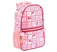 Rainbow Sugar Girls' Backpack, Calculator and Strawberry Shaped Lunch Box, 3-Piece Set