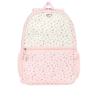 Rainbow Sugar Girls' Floral Love Backpack, Lunch Bag and Headphone, 3-Piece Set