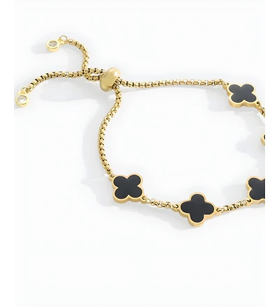 Mint & Lily Clover Enamel Bracelet
