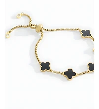 Mint & Lily Clover Enamel Bracelet