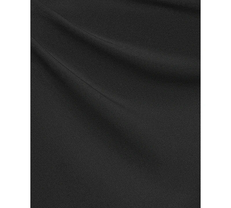 Xscape Petite One-Shoulder Scuba Sheath Gown