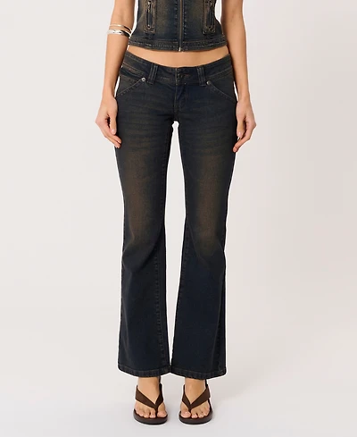 Abrand Women's 00 Bowie Kick-Flare Jeans