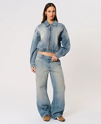 Abrand Women's Denim Full-Zip Jacket