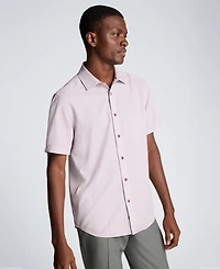 Kenneth Cole Men's Short-Sleeve Button-Front Shirt