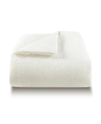 Laundry Stone Washed Cotton Waffle 3-Piece Comforter Set