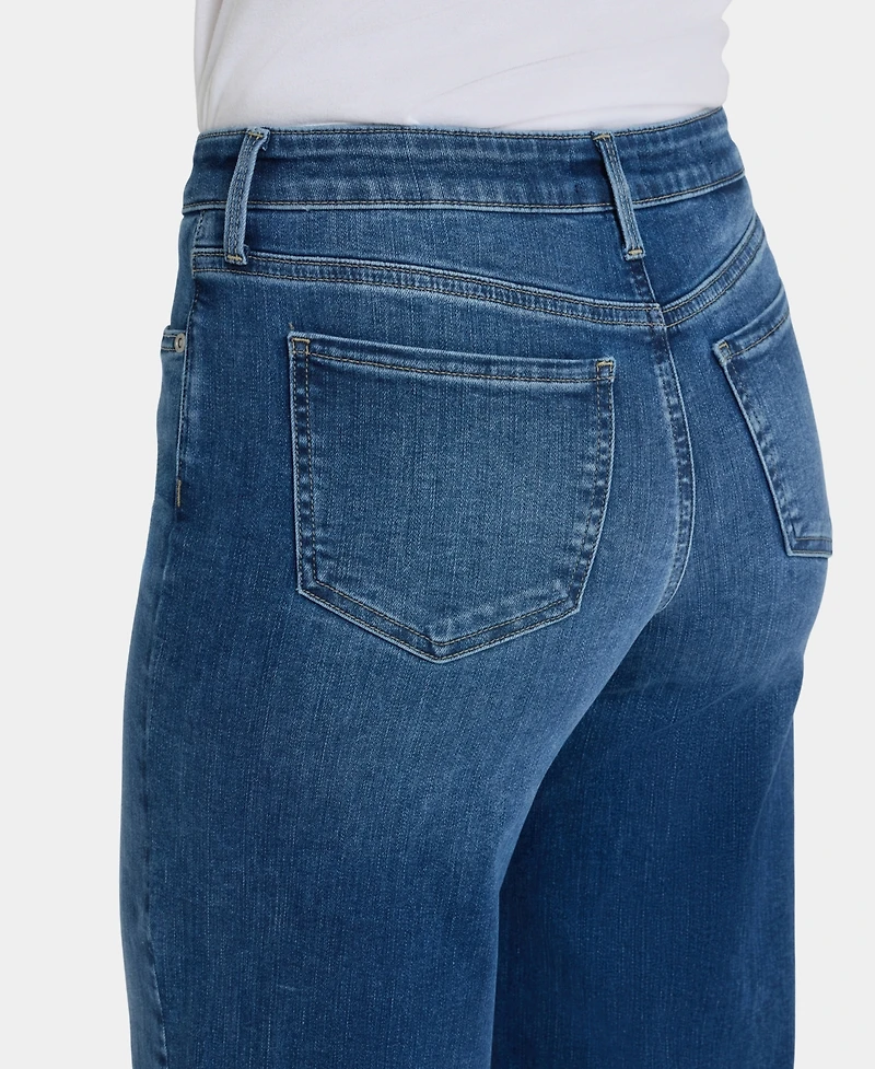 Nydj Women's Teresa Wide-Leg Ankle Jeans with Wide Hems