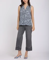 Nydj Women's Sleeveless Pintuck Top
