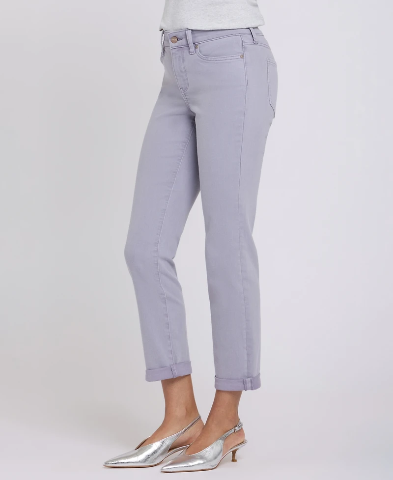 Nydj Women's Sheri Slim Ankle Jeans with Roll Cuff