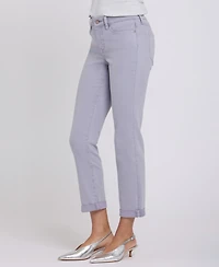 Nydj Women's Sheri Slim Ankle Jeans with Roll Cuff
