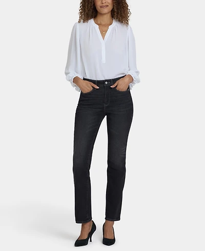 Nydj Women's High-Rise Marilyn Straight Jeans