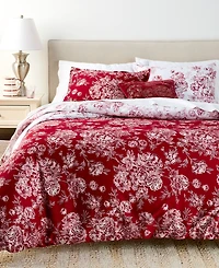 Charter Club Primrose Toile 3-Piece Duvet Cover Set, King, Macy's Exclusive