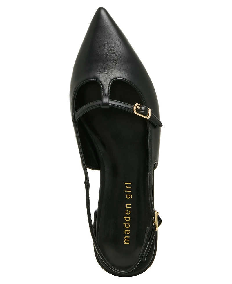 Madden Girl Women's Alice Pointed Toe Flats