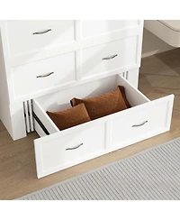 Homsee Modern Folding Bed - Metal Handles | Living Room Sleeper