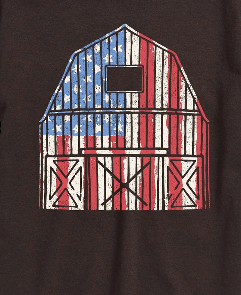 Airwaves Men's Usa Barn Short-Sleeve Graphic T-Shirts
