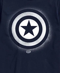 Airwaves Men's Captain America Logo Short-Sleeve Graphic T-Shirts
