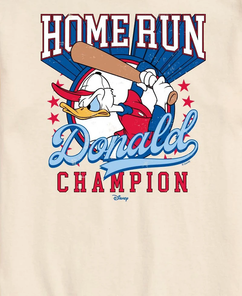 Airwaves Men's Disney Home Run Donald Short-Sleeve Graphic T-Shirts