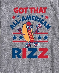 Airwaves Men's All American Rizz Hotdog Short-Sleeve Graphic T-Shirt