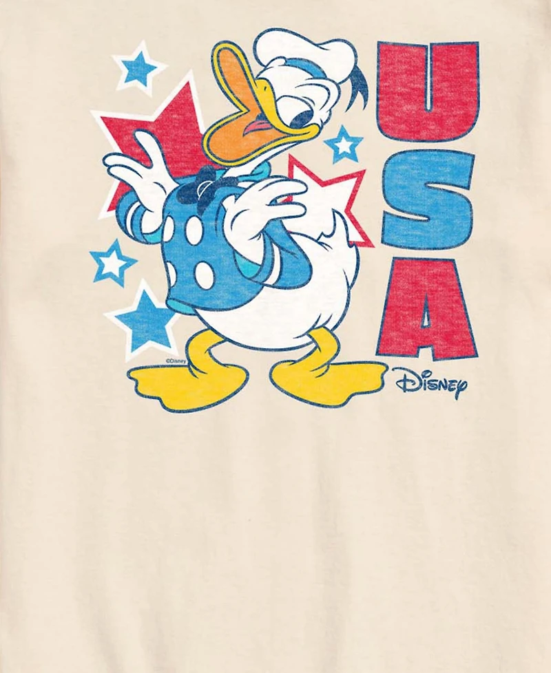 Airwaves Men's Disney Donald Usa Short-Sleeve Graphic T-Shirt