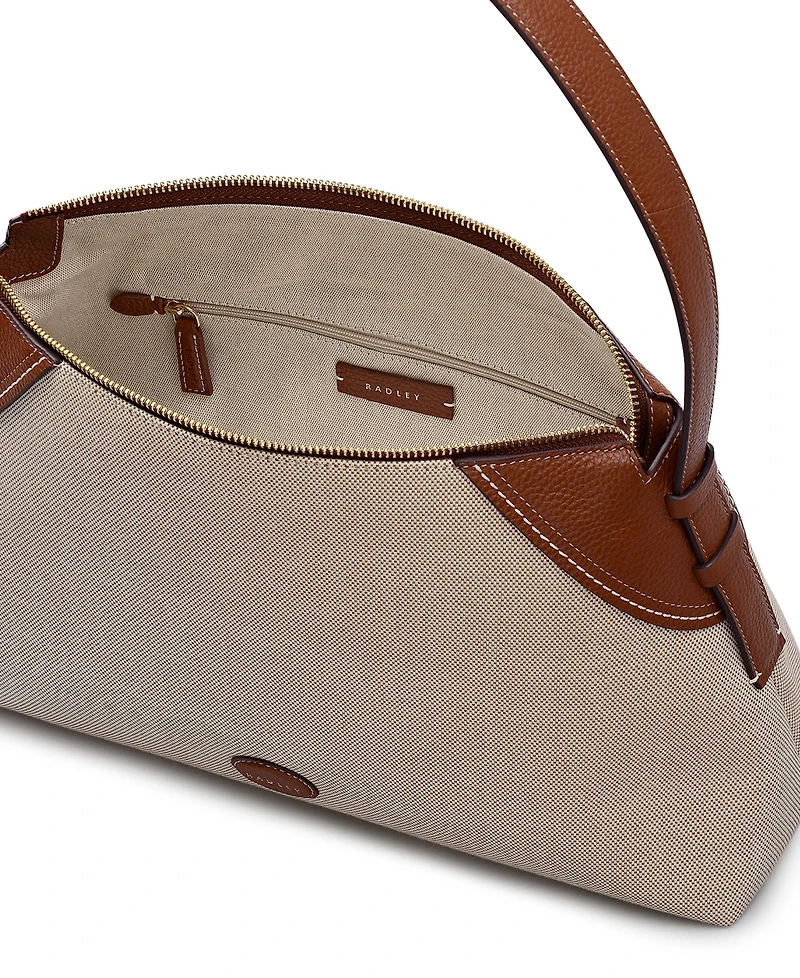 Radley London Crawford Mews Canvas Large Shoulder Handbag