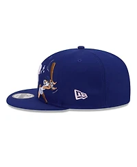 New Era Men's Royal Texas Rangers Looney Tunes Lola Bunny 9FIFTY Snapback Hat