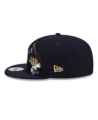 New Era Men's Navy Detroit Tigers Looney Tunes Tasmanian Devil 9FIFTY Snapback Hat