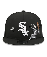 New Era Men's Black Chicago White Sox Looney Tunes Bugs Bunny 9FIFTY Snapback Hat