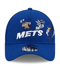 New Era Men's Royal New York Mets Looney Tunes A-Frame 9FORTY Adjustable Hat