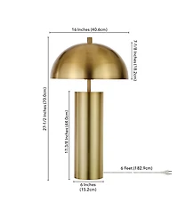Hudson & Canal York 27" Tall Table Lamp