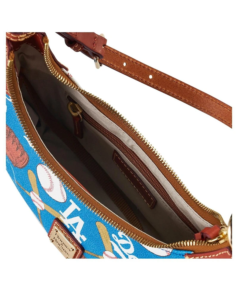 Dooney & Bourke Los Angeles Dodgers Luca Leather Hobo Purse