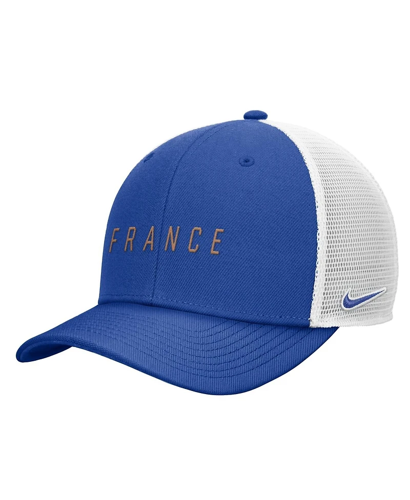 Nike Men's Royal France National Team Rise Trucker Adjustable Hat