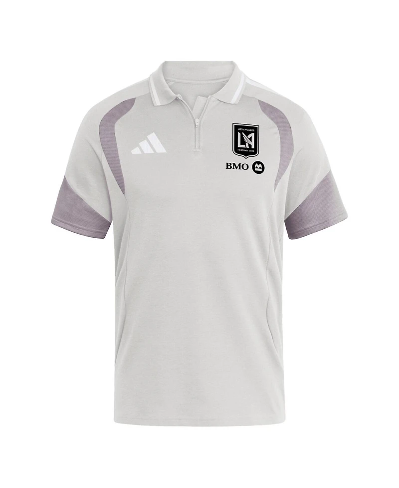 Adidas Men's Silver Lafc 2026 Tiro Competition Polo Shirt