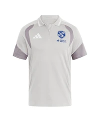 Adidas Men's Silver Fc Cincinnati 2026 Tiro Competition Polo Shirt
