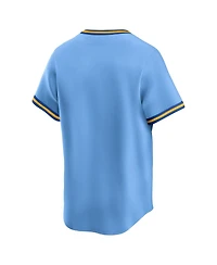 Nike Men's Light Blue Milwaukee Brewers Cooperstown Collection Limited Jersey