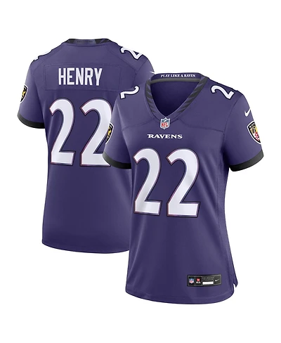 Nike Women's Derrick Henry Purple Baltimore Ravens Team Game Jersey