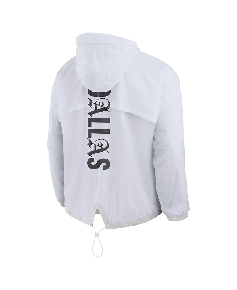 Fanatics Men's White Dallas Cowboys Type Play Down Full-Zip Jacket