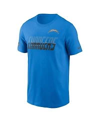 Nike Men's Powder Blue Los Angeles Chargers Sideline Dri-fit T-Shirt