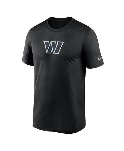 Nike Men's Black Washington Commanders Sideline Lead The Charge Legend Dri-fit T-Shirt