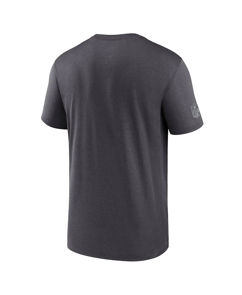 Nike Men's Anthracite Buffalo Bills Sideline Lead The Charge Legend Dri-fit T-Shirt