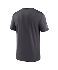 Nike Men's Anthracite Buffalo Bills Sideline Lead The Charge Legend Dri-fit T-Shirt