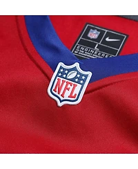 Nike Men's Jaxson Dart Red New York Giants Alternate Century Game Jersey
