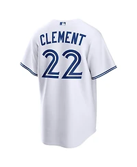 Nike Men's Ernie Clement White Toronto Blue Jays Home Replica Jersey