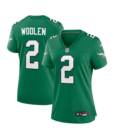 Nike Women's Tariq Woolen Kelly Green Philadelphia Eagles Alternate Game Jersey