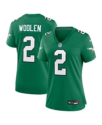 Nike Women's Tariq Woolen Kelly Green Philadelphia Eagles Alternate Game Jersey