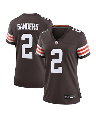 Nike Women's Shedeur Sanders Brown Cleveland Browns Team Game Jersey