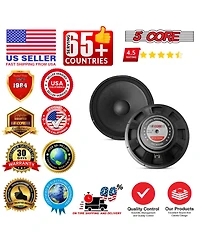 5Core Fog Machine 2500W Smoke Machine 6500CFM Low Lying Indoor Outdoor Portable Fogger