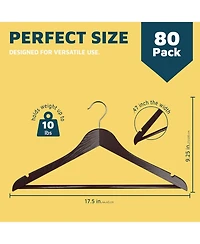 Lifemaster Wooden Hanger Set
